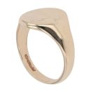 9ct Yellow Gold Patterned Signet Ring