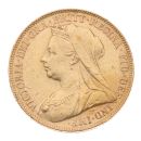 1900 Victoria Old Head Australia Full Sovereign Coin