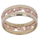 9ct Yellow and Rose Gold Tree Of Life Cut Out Clogau Ring