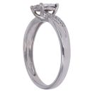 9ct White Gold 0.20ct Brilliant Cut Diamond Cluster Ring