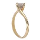 18ct Yellow Gold 1.00ct Brilliant Cut Diamond Solitaire Ring