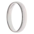 9ct White Gold Wedding Band 3.9mm