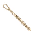9ct Yellow Gold Rollerball Bracelet 8"