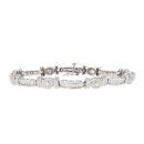 18ct White Gold 2.93ct Diamond Tennis Bracelet