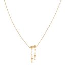 22ct Yellow Gold Beaded Fancy Chain 16"