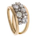 18ct Yellow Gold 1.75ct Brilliant Cut Diamond Fancy Ring