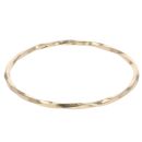9ct Yellow Gold Patterned Twist Bangle