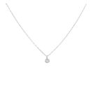 18ct White Gold 0.50ct Diamond Pendant And Chain 16"