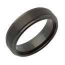Unique & Co Tungsten Carbide Black 7mm Wedding Ring