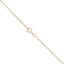9ct Yellow Gold Multi Gemstone Flower Pendant and Chain 18"