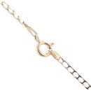 9ct Yellow Gold Multi Gemstone Witch Pendant and Chain 22"