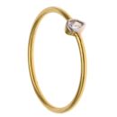 22ct Yellow Gold Cubic Zirconia Single Stone Ring