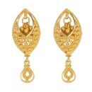 22ct Yellow Gold Filigree Drop Earrings