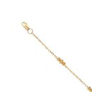 22ct Yellow Gold Trio Bead Fancy Bracelet 7"