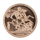 2013 Elizabeth II Fourth Portrait UK Full Sovereign Coin