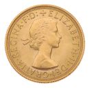 1967 Elizabeth II First Portrait UK Full Sovereign Coin