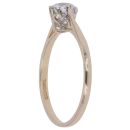 14ct Yellow Gold Cubic Zirconia Single Stone Ring