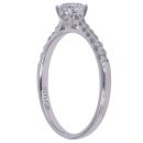 9ct White Gold 0.50ct Brilliant Cut Lab Grown Diamond Solitaire Ring