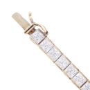 9ct Yellow Gold Cubic Zirconia Tennis Bracelet 7.5"