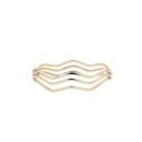 9ct Yellow Gold Triple Wave Bangle