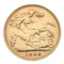 1900 Victoria Old Head UK Half Sovereign Coin
