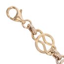 14ct Yellow and White Gold Celtic Fancy Bracelet 8"