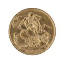 1910 Edward VII Large Head UK Full Sovereign Coin
