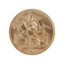 1911 George V Large Head UK Full Sovereign Coin