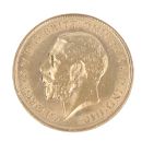 1912 George V Large Head UK Half Sovereign Coin