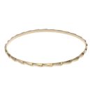 9ct Yellow Gold Patterned Bangle