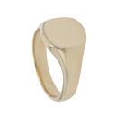 9ct Yellow Gold Plain Signet Ring