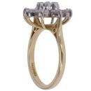 18ct Yellow Gold 1.50ct Brilliant Cut Diamond Cluster Ring