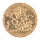 1980 Elizabeth II Decimal Portrait UK Full Sovereign Coin