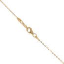 22ct Yellow Gold Beaded Fancy Chain 16"