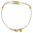 22ct Yellow Gold Duo Bead Fancy Bracelet 7"