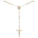 9ct Yellow Gold Rosary Beads 26"