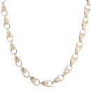 9ct Yellow Gold Patterned Tulip Chain 36"