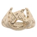 9ct Yellow Gold Horseshoe Signet Ring