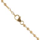 22ct Yellow Gold Fancy Bead Chain 18"