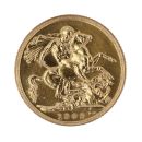 1909 Edward VII Large Head UK Full Sovereign Coin