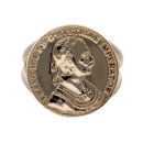 14ct Yellow Gold Imitation Coin Ring