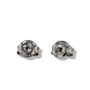 9ct White Gold Cubic Zirconia Triple Stud Earrings