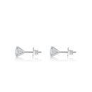 9ct White Gold 1.00ct Lab Grown Diamond Stud Earrings G VS