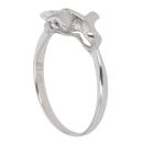 18ct White Gold Cubic Zirconia Fancy Ring