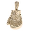 9ct Yellow Gold Plain Boxing Glove Pendant