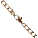 9ct Yellow Gold Square Curb Chain 20"