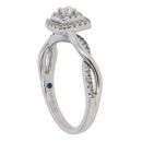 9ct White Gold 0.33ct Brilliant Cut Diamond Cluster Ring