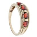 9ct Yellow Gold Garnet Fancy Ring