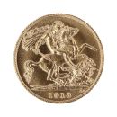 1913 George V Large Head UK Half Sovereign Coin