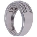 9ct White Gold 0.35ct Brilliant Cut Diamond Fancy Ring